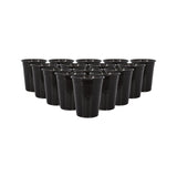 Zwarte plastic bekertjes - 100 stuks - NextInk Tattoo Supply