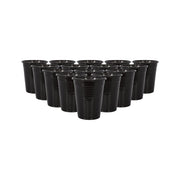 Zwarte plastic bekertjes - 100 stuks