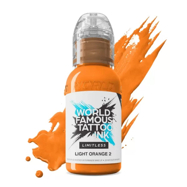 World Famous Limitless Tattoo Ink - Light Orange 30 ml