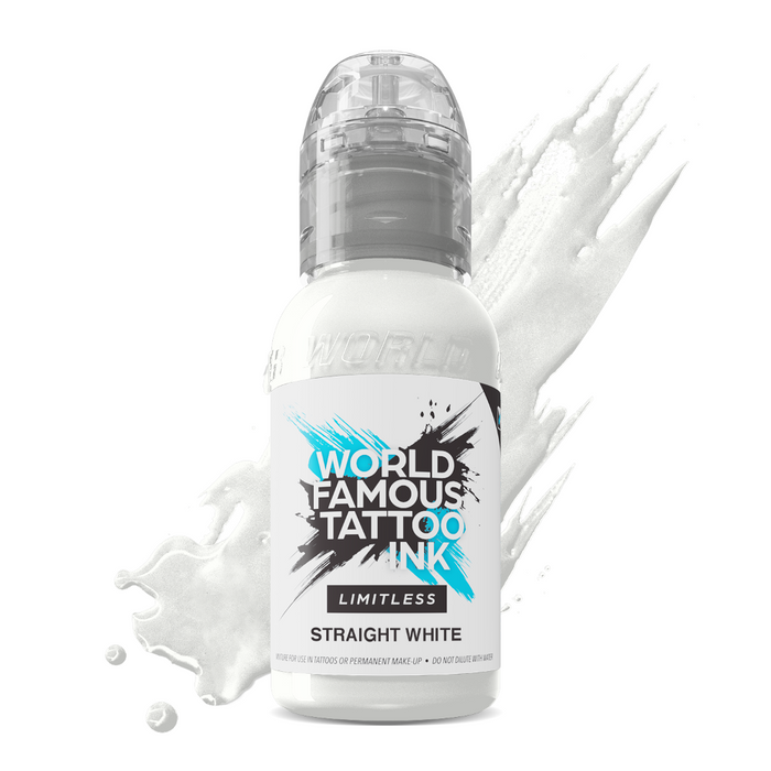 World Famous Limitless Tattoo Ink - Straight White 30 ml