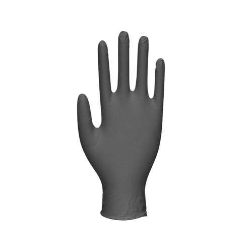 Box of 100 - Unigloves Unicare Black Nitrile Gloves