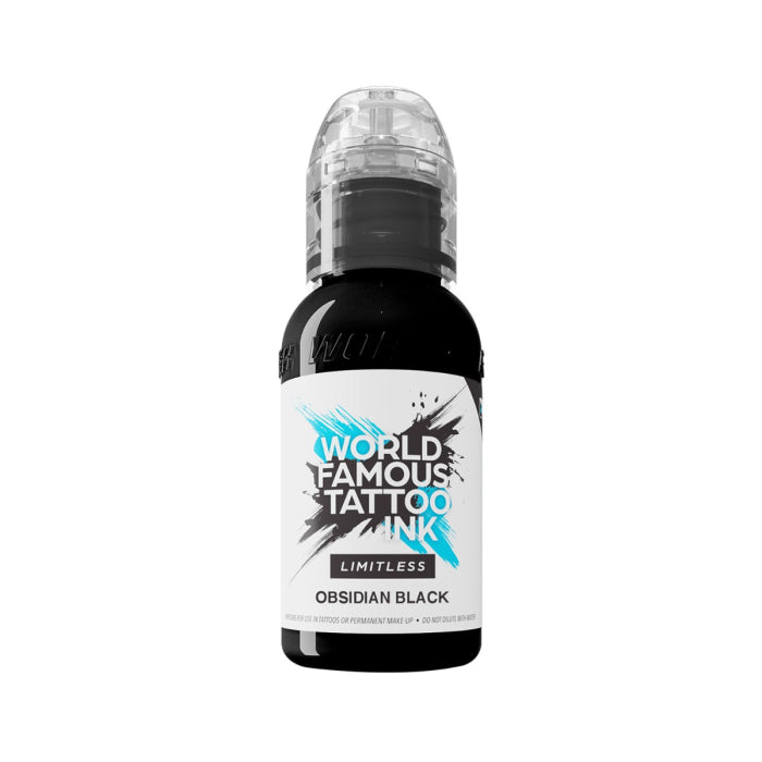 World Famous Limitless Tattoo Ink - Obsidian Black  30 ml