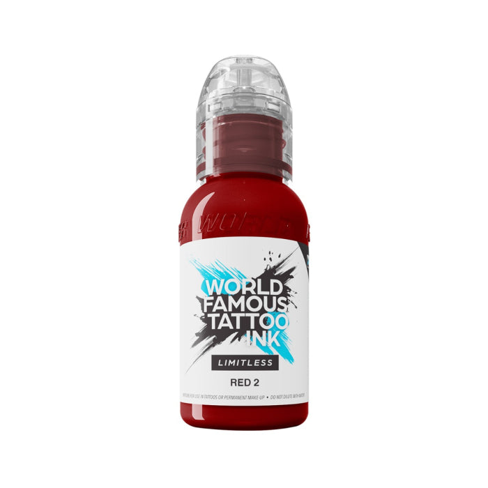World Famous Limitless Tattoo Ink - Red 2 30 ml